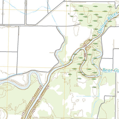 United States Geological Survey Bear Gut Bayou, MS (2020, 24000-Scale) digital map
