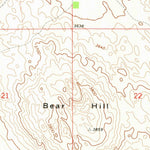 United States Geological Survey Bear Hill, NE (1971, 24000-Scale) digital map