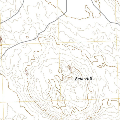 United States Geological Survey Bear Hill, NE (2021, 24000-Scale) digital map