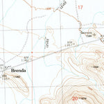 United States Geological Survey Bear Hills, AZ (1990, 24000-Scale) digital map