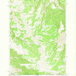 United States Geological Survey Bear Hole, MT-WY (1969, 24000-Scale) digital map