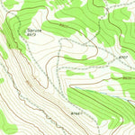 United States Geological Survey Bear Hole, MT-WY (1969, 24000-Scale) digital map