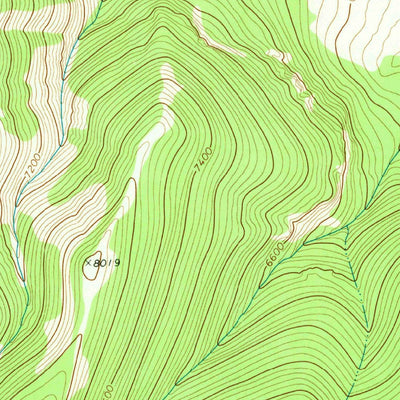 United States Geological Survey Bear Hole, MT-WY (1969, 24000-Scale) digital map