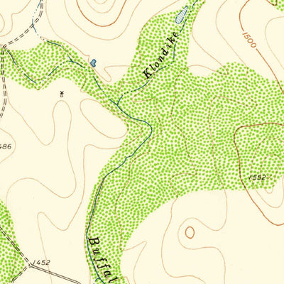 United States Geological Survey Bear Hollow, TX (1959, 24000-Scale) digital map