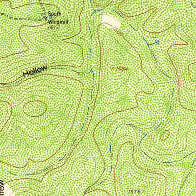 United States Geological Survey Bear Hollow, TX (1959, 24000-Scale) digital map
