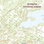 United States Geological Survey Bear Island, MN (2022, 24000-Scale) digital map