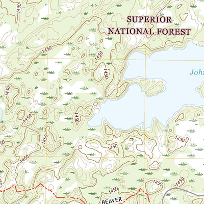 United States Geological Survey Bear Island, MN (2022, 24000-Scale) digital map