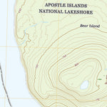 United States Geological Survey Bear Island, WI (2022, 24000-Scale) digital map