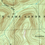United States Geological Survey Bear Knob, PA (1998, 24000-Scale) digital map