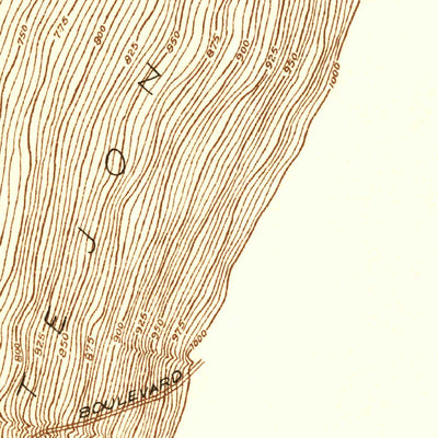 United States Geological Survey Bear Mountain, CA (1930, 31680-Scale) digital map