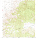 United States Geological Survey Bear Mountain, CA (1966, 24000-Scale) digital map