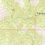 United States Geological Survey Bear Mountain, CA (1966, 24000-Scale) digital map