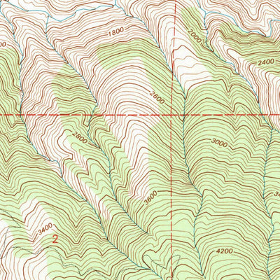 United States Geological Survey Bear Mountain, CA (1992, 24000-Scale) digital map