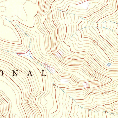 United States Geological Survey Bear Mountain, CO (1964, 24000-Scale) digital map