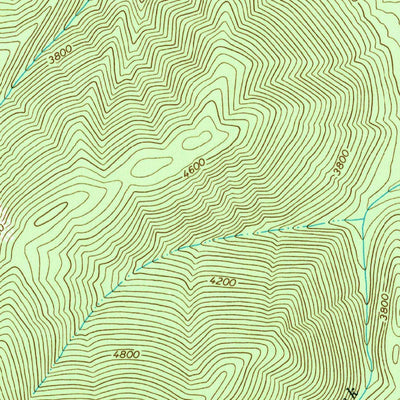 United States Geological Survey Bear Mountain, ID (1966, 24000-Scale) digital map