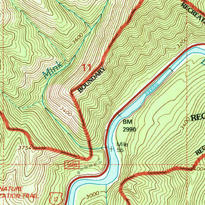 United States Geological Survey Bear Mountain, ID (1994, 24000-Scale) digital map
