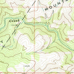 United States Geological Survey Bear Mountain, MT (1971, 24000-Scale) digital map
