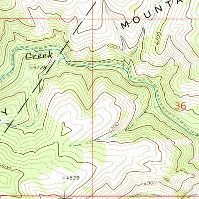 United States Geological Survey Bear Mountain, MT (1971, 24000-Scale) digital map