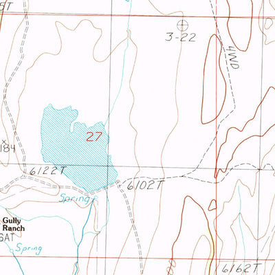 United States Geological Survey Bear Mountain, NV-ID (1989, 24000-Scale) digital map