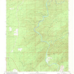 United States Geological Survey Bear Mountain, OK (1982, 24000-Scale) digital map