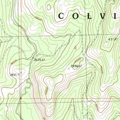 United States Geological Survey Bear Mountain, WA (1988, 24000-Scale) digital map