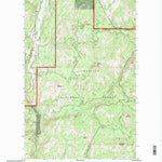 United States Geological Survey Bear Mountain, WA (1992, 24000-Scale) digital map