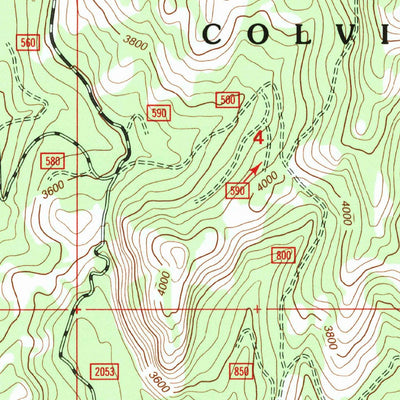 United States Geological Survey Bear Mountain, WA (1992, 24000-Scale) digital map