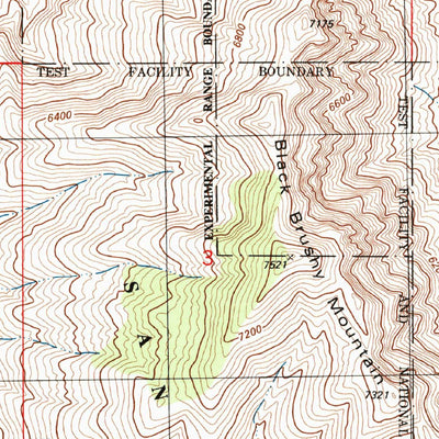 United States Geological Survey Bear Peak, NM (1996, 24000-Scale) digital map