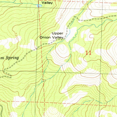 United States Geological Survey Bear River Reservoir, CA (V2, 1979) digital map