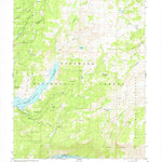 United States Geological Survey Bear River Reservoir, CA (V3, 1979) digital map