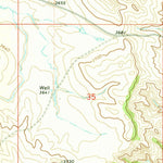 United States Geological Survey Bear Skull Mountain, MT (1970, 24000-Scale) digital map