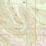 United States Geological Survey Bear Spring, NM (2004, 24000-Scale) digital map