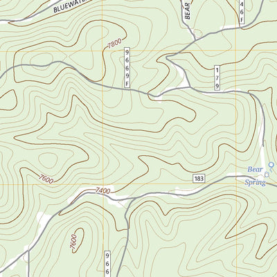 United States Geological Survey Bear Spring, NM (2023, 24000-Scale) digital map