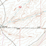 United States Geological Survey Bear Spring, WY (1951, 24000-Scale) digital map