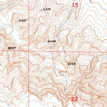 United States Geological Survey Bear Spring, WY (1951, 24000-Scale) digital map