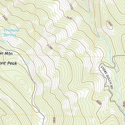 United States Geological Survey Bear Valley, CA (2018, 24000-Scale) digital map