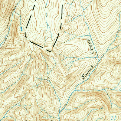 United States Geological Survey Bear Valley, ID (1891, 125000-Scale) digital map
