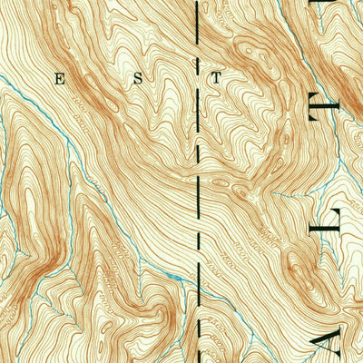 United States Geological Survey Bear Valley, ID (1891, 125000-Scale) digital map