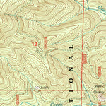 United States Geological Survey Bearbones Mountain, OR (1997, 24000-Scale) digital map
