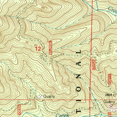 United States Geological Survey Bearbones Mountain, OR (1997, 24000-Scale) digital map