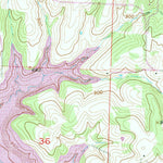 United States Geological Survey Bearcreek, MO (1956, 24000-Scale) digital map