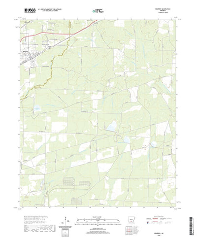 United States Geological Survey Bearden, AR (2020, 24000-Scale) digital map