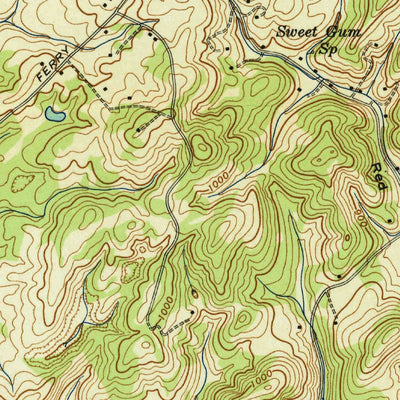 United States Geological Survey Bearden, TN (1940, 24000-Scale) digital map
