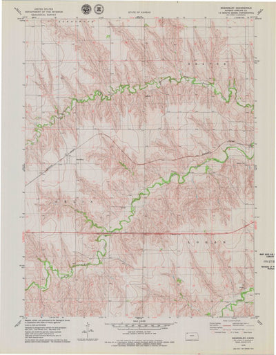 United States Geological Survey Beardsley, KS (1978, 24000-Scale) digital map