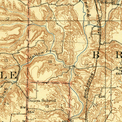 United States Geological Survey Beardstown, IL (1926, 62500-Scale) digital map