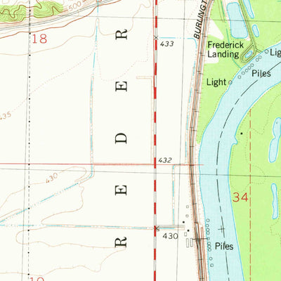 United States Geological Survey Beardstown, IL (1981, 24000-Scale) digital map