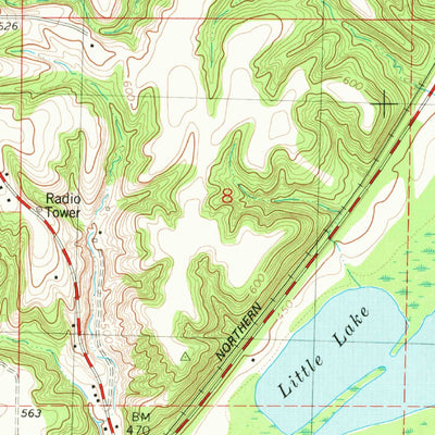 United States Geological Survey Beardstown, IL (1981, 24000-Scale) digital map
