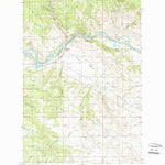 United States Geological Survey Bearmouth, MT (1989, 24000-Scale) digital map