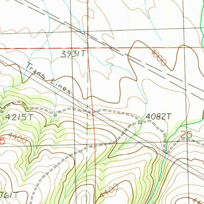 United States Geological Survey Bearmouth, MT (1989, 24000-Scale) digital map