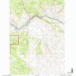 United States Geological Survey Bearmouth, MT (1996, 24000-Scale) digital map